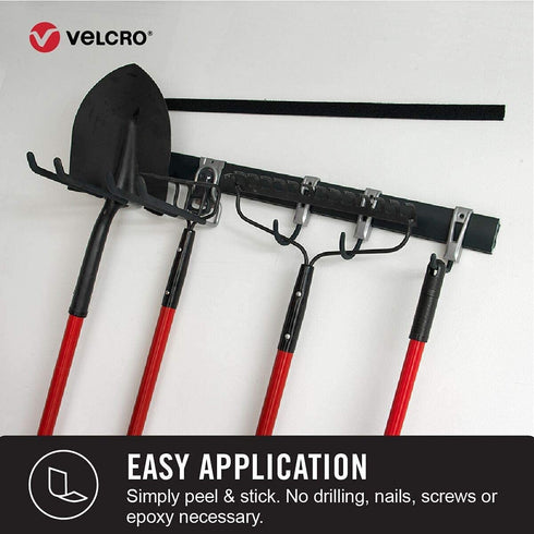 VELCRO Brand Heavy Duty Tape | 16 Foot Roll | Strong Sticky Back Adhesive Holds up to 10 lbs | Industrial Strength Fasteners for Indoor or Outdoor...