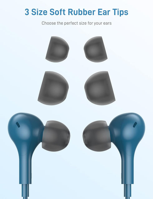 USB C Earbuds for Google Pixel 8 7 Pro 8A 7A 6A 6 Apple iPhone 15 iPad 10, Wired Type C Headphone Earphone with Microphone Small Ear Buds for Sams...