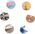 Self Adhesive Dots, 1000Pcs(500 Pair Set) 0.39 Inch / 10mm Diameter Hook and Loop Dots Tape, 10mm Nylon Sticky Back dots, Suitable for Classroom, ...