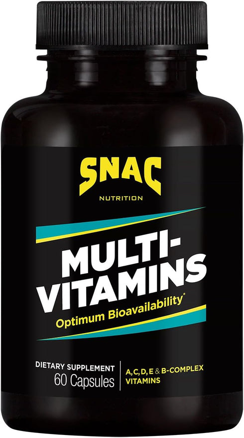 SNAC Multi-Vitamins Daily Supplement with Optimum Bio-Availability, 60 Capsules...