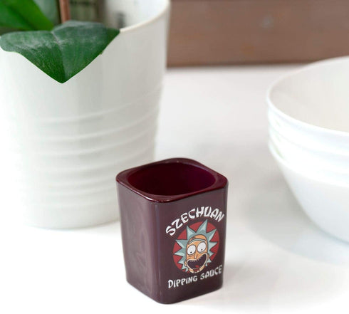 Rick and Morty Szechuan Dipping Sauce Shot Glass - Novelty Collectible Drinking Glasses - Perfect for Birthdays, Holidays, House Warming Parties...