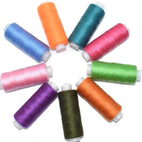 Sewing Thread 30 Colors Sewing Industrial Machine and Hand Stitching 250 Yards Each Sewing Thread Polyester...