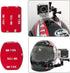 GoPro Curved Flat Helmet Base Mount with 3M Adhesive Pads for GoPro, Action Camera...