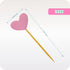 Cupcake Toppers 30Pcs Set, GUCUJI Funny Pink Heart DIY Glitter Mini Birthday Cake Snack Decorations Picks Suppliers Party Accessories for Wedding ...