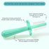 grabease Double Sided Toothbrush Training Toothbrush First Toothbrush Infant Toddler Baby Toothbrush, BPA-Free & Phthalate-Free for Baby & Toddler...