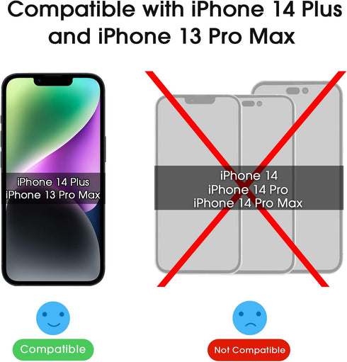 amFilm Screen Protector OneTouch for iPhone 14 Plus 6.7" 2022 iPhone 13 Pro Max 6.7" 2021 with Easy Installation Kit, Full Coverage Case Friendly,...
