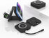 Portable Wireless Charger 15W Fast Charging Wireless 3 in 1 Magnetic Charging Wireless Charger Stand - Pocket Carry...