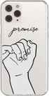 Matching Phone Case Compatible with - iPhone Xr - 6.1 inch for Couples Best Friends Slim Cover Holding Hands Pinky Promise Anniversary for Him Her...