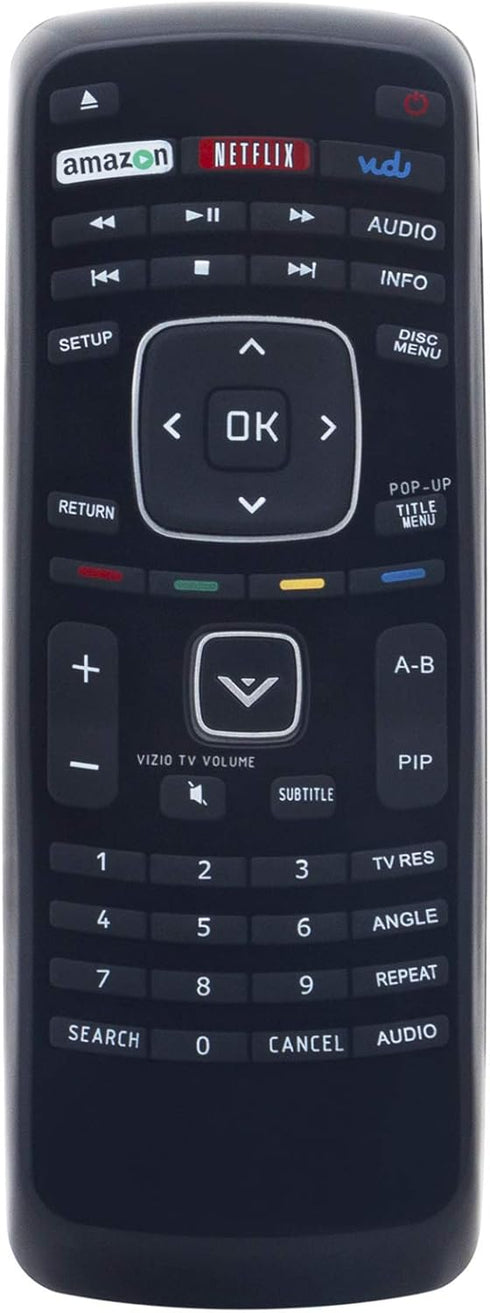New XRB100 Replacement Remote Control fit for VIZIO 3D Blu-ray DVD Player VBR133 VBR134 VBR135 VBR140 with GiveAbay Netflix Vudu Shortcut App Keys...