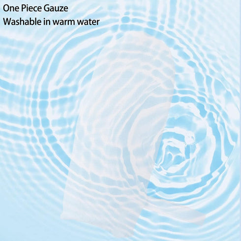 Baby Teeth Cleaning Gauze Finger Cover, 6pcs Baby Teeth Soft Gauze Infant Finger Clean Oral Toothbrush, Milk Stain Removal Soft Hygiene Ring Buckl...