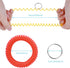 Yolev 6 Color Wrist Coil Keychain Plastic Coil Wristband Stretch Spring Spiral Coil Bracelets Key Chain Wrist Key Holder for Sauna Gym Pool ID Bad...