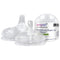 Anpei Straw and Sippy Cup Transitional Nipples Set of 2 with Nipple Storage Case Compatible with Comotomo Baby Bottles, 5 oz and 8 oz...