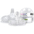 Anpei Straw and Sippy Cup Transitional Nipples Set of 2 with Nipple Storage Case Compatible with Comotomo Baby Bottles, 5 oz and 8 oz...