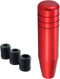 Lunsom 5" Aluminum Gear Lever Shifter Knob Long Alloy Shift Stick Handle Car Automatic Shifting Head Fit Most Manual Transmission Vehicles (Red)...