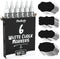 Chalkola White Chalk markers (6 Pack) - White Dry Erase Liquid Chalk Pens for Chalkboard, Blackboard, Window, Bistro, Car Glass, Board, Signs - Er...