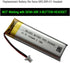 AOLIKES 3.7v 1400mAh Battery Replacement for Sena 50R, 50R-01 Motorcycle Bluetooth Headset, SP76 Battery Replacement (NOT Compatible with 50R 3-Bu...