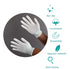 2 Pairs Quilting Gloves for Free Motion Quilting Machine Lightweight for Sewing Quilters...