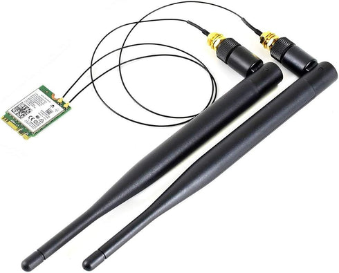 Waveshare AC8265 Wireless NIC Module for Jetson Orin Nano/NX Supports 2.4GHz / 5GHz Dual Band WiFi and Bluetoth 4.2...