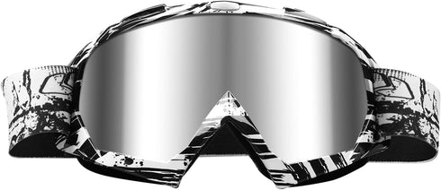 Dirt Bike Goggles Motorcycle Gear ATV Riding Motocross Dirtbike 4-Wheeler Goggles Accessories Ski Goggles Fit Over The Glasses UV400 Protection Du...