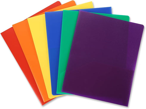 Business Source 20880 Poly Portfolio 2 Pocket LTR .3mil Blue...