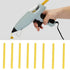 Healifty Clear Glue Sticks 16Pcs Hot Glue Sticks Hot Melt Glue Sticks for DIY Art Craft Repair Bonding Woodworking 10 x 0.7 x 0.7cm (Yellow)...