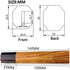 1PC Japanese-style Kitchen Knife Handle Octagonal Handles Safflower Knives Material...