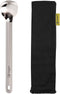 Titanium Long Handle Spoon With Polished Bowl, For Camping, Hiking & Backpacking, Extra Strong, Durable & Lightweight - 8.6” Long With Drawstring ...