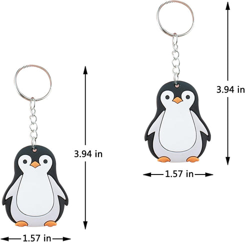 40 Pack Penguin Keychains Key Rings for Polar Arctic Winter Animals Party Favors, Polar Animals Lovers Gifts Birthday Party Favors...