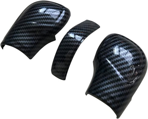 ruihe Carbon Fiber Color Auto Car Gear Shift Knob Cover Fit for Golf Jetta Passat Tiguan Atlas Beetle GLI Eos CC Golf TDI E-Golf Golf Sportwagen J...