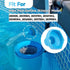 11238 Surface Skimmer Hose Adapter, Pool Vacuum Hose B Adapter Replacement for Intex above Ground Swimming Skimmer Wall Mount Attachment & 25016 P...