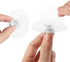 4 Pcs Self Adhesive Cabinet Drawer Pull Knobs No Drill Clear Acrylic Crystal Diamond Shaped Pulls Handles Hooks Window Opener for Wardrobe Kitchen...