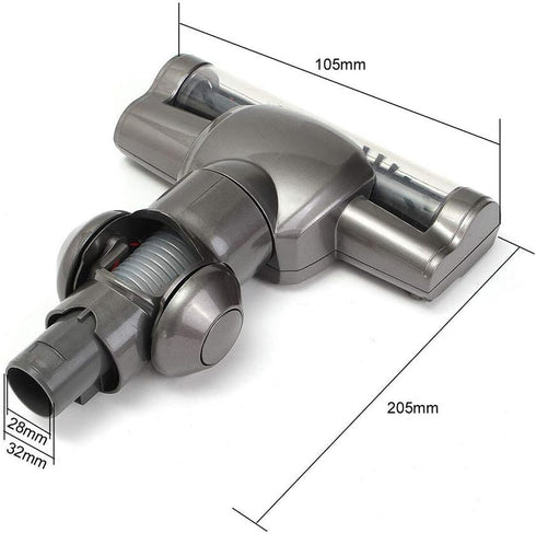 Vacuum Cleaner head Fit for Dyso-n DC35, Motorized Floor Brush Replacement Parts Cleaning Vacuum Cleaner with Powerful Suction Bristle &Soft Rolle...