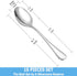 Teaspoon Set,16 Piece 6.7" Spoons Silverware, Premium Food Grade Stainless Steel Tea Spoons, Durable Small Spoon, Good Teaspoons, Kitchen Dessert ...