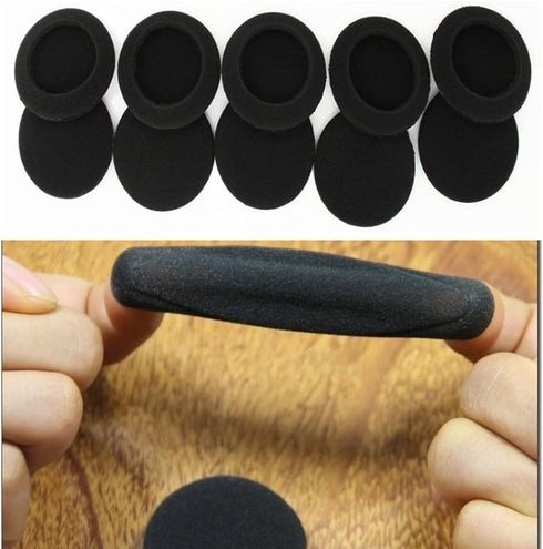 5 Pairs SHB4000WT Earpads Replacement Foam Ear Pads Pillow Cushion Cover Cups Parts Compatible with Philips SHB4000 SHB 4000WT Headphones (Black)...