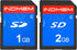 INDMEM SD Card 1GB + 2GB? Class 4 Flash Memory Card 2G SLC Standard Secure Digital Cards...