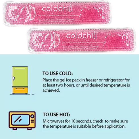 Reusable Perineal Ice Packs for Postpartum & Hemorrhoid Pain Relief, Hot & Cold Pack for Women After Pregnancy, 2 Ice Pack and 3 Cover. (Pink)...