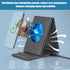 Portable Phone Holder Wireless Charger Foldable Phone Charger 15W Fast Mini Wireless Charging Compatible with iPhone 15 14 13 12 Pro XS 8 Plus Sam...