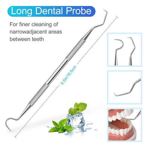 Dental Tools, Sopito 3PCS Teeth Cleaning Tools Stainless Steel Dental Scraper, Scaler Pick Plaque Remover Set…...