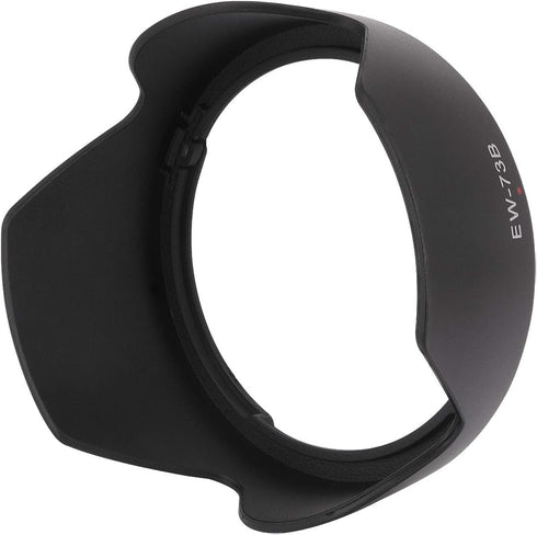 Haoge Bayonet Lens Hood for EF-S 17-85mm f4-5.6 is USM and Canon EF-S 18-135mm f3.5-5.6 is, is STM Lens Replaces Canon EW-73B...