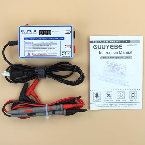 LED Tester, TV Backlight Tester for Lamp Bead Repair Testing Output Voltage 0-300V 30mA to Strip Replacement and Test Lights Include as Gold Plate...