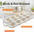 CAKETIME Silicone Muffin Pan, Metal Reinforced Frame Silicone Mini Cupcake Pan Easy to Handle Small 12 Cups Nonstick Muffin Tin for Baking...