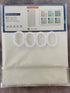 Small Shower Curtain Liner Ipx4 Waterproof, Soft Narrow Stall 47x71 Inch,RV Travel Trailer - Camper Shower Curtain with 8 Hooks and 4 Bottom Magne...