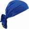 Ergodyne Chill-Its 6710 Evaporative Polymer Cooling Dew Rag, Solid Blue...