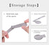 iBasingo Titanium Folding Spoon Camping Cutlery Coffee Tea Soup Dessert Food Serving Spoon Lightweight Portable Dinnerware Travel Backpacking Picn...