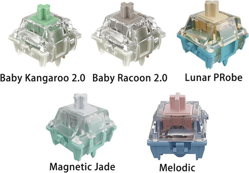 Gateron Series New Mechanical Keyboard Switches Sample Pack 20pcs...