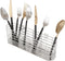 Cutlery Holder,Silverware Organizer and Drying Rack Stainless Steel Cutlery Rack with Hook Drying Rack,3 Compartments,Rust-Proof,No Drilling...
