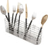 Cutlery Holder,Silverware Organizer and Drying Rack Stainless Steel Cutlery Rack with Hook Drying Rack,3 Compartments,Rust-Proof,No Drilling...