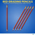 1InTheOffice Red Grading Pencils #2 Lead, Red Pre Sharpened Checking Pencils 48 Pack...