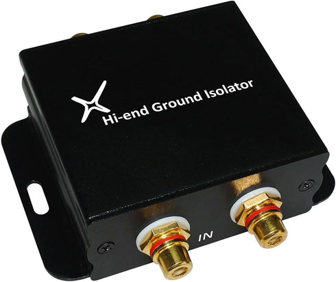 Hi-end Ground Loop Noise Isolator/Filter for Car Audio/Home High-Fidelity System - Black (65042)...