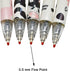 Maydahui 42PCS Cute Milk Cow Gel Pen Cartoon Animal Pens Retractable Priting Pen Black Ink for Office Stationery School Office Supply...
